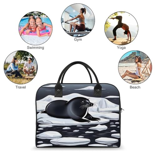 Maletín ligero para portátil unisex casual ajustable miniatura 4