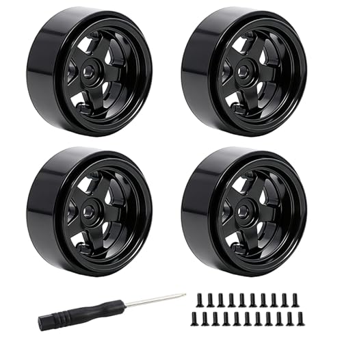 Jantes alu 0.7 pouce Axial SCX30 : l'excellence de l'usinage pour modèles réduits RC