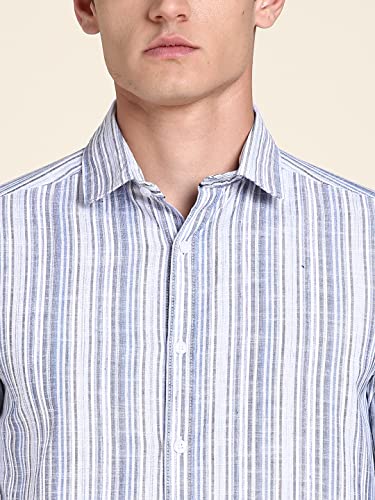 Image of Dennis Lingo Men Cotton Slim Fit Casual Shirt