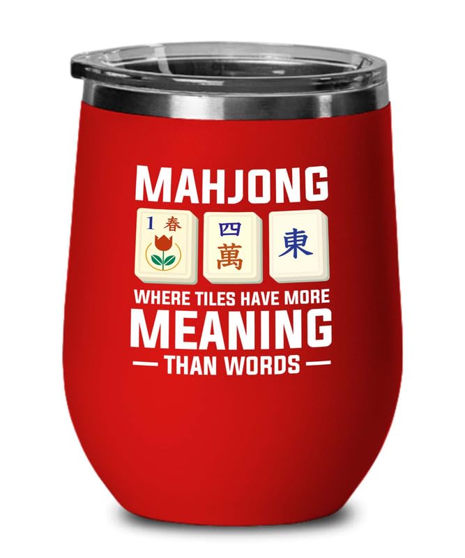 Mahjong Red Edition Vaso Térmico 12oz