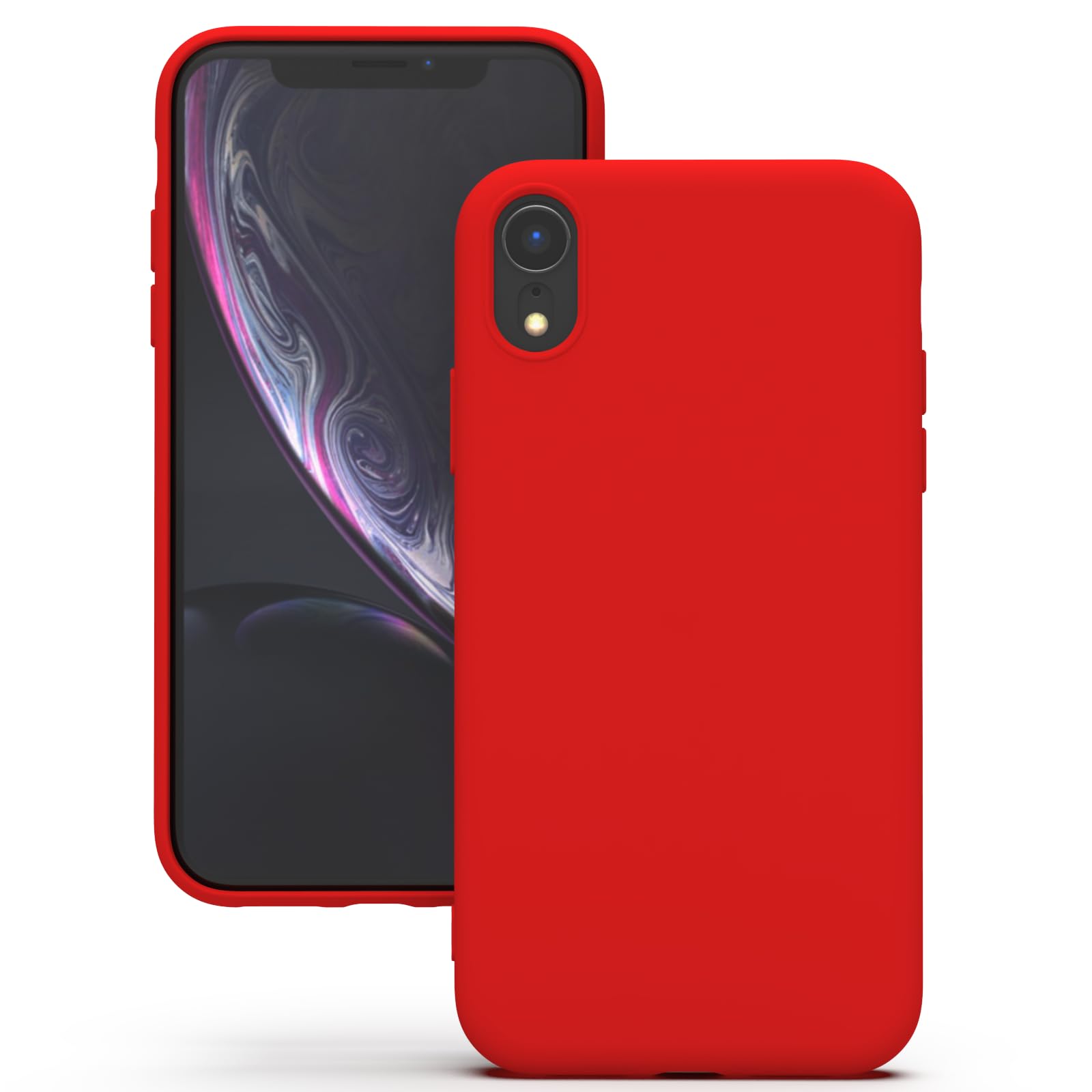 YATWIN Silicone Case for iPhone XR, Soft-Touch, Shockproof, DustProof, Antiskid Full Body Armour Phone Cover for Apple iPhone XR - Dark Green — view 84