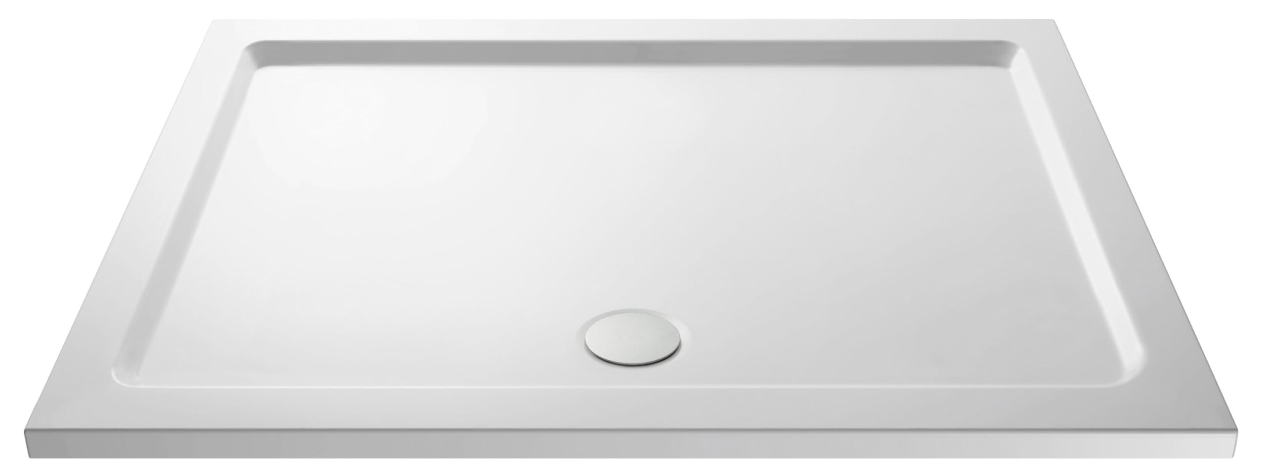 1800Mm X 900Mm Premium Rectangular Shower Tray - White 5056211827092