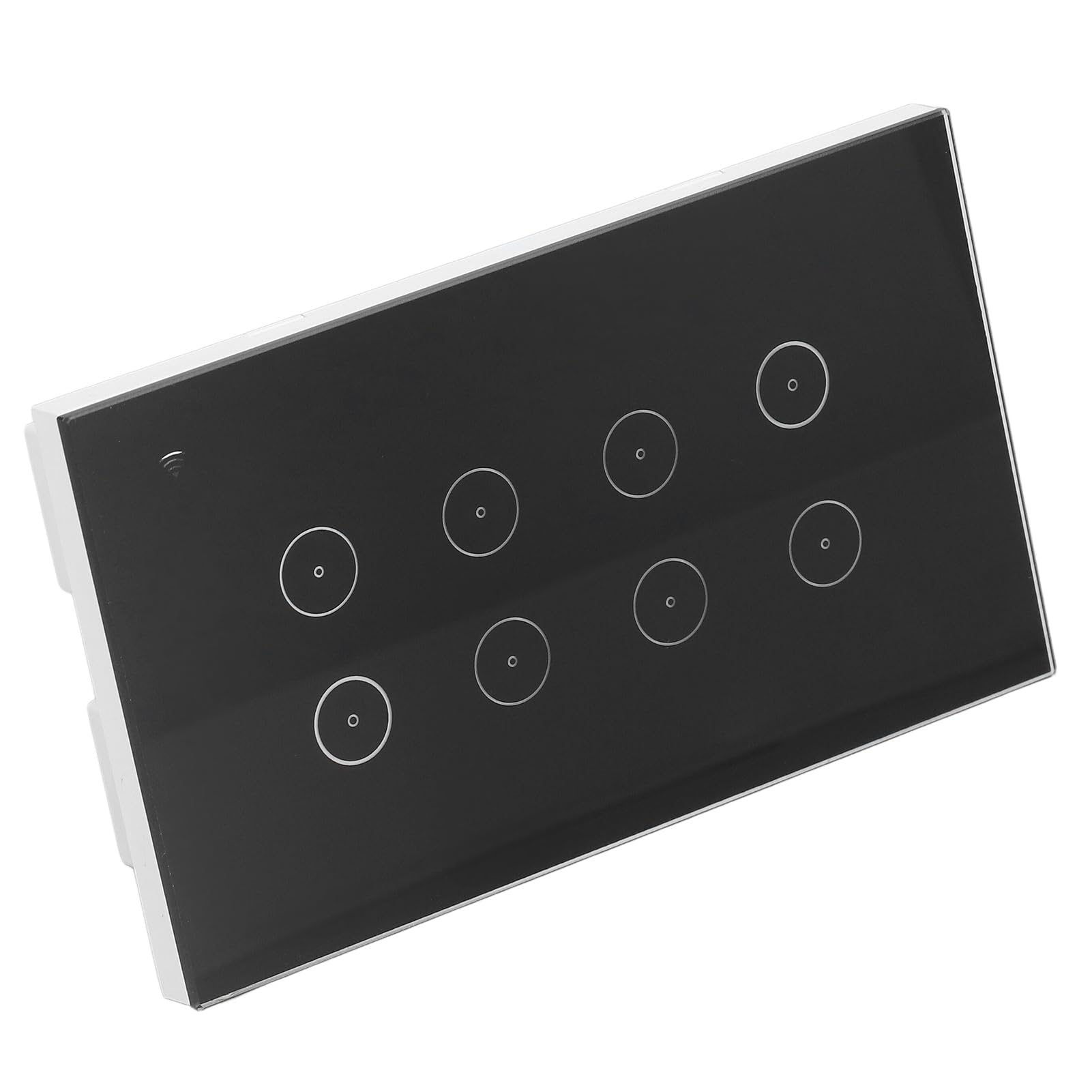 Marhynchus Interruptor de Pared WiFi Inteligente de 8 Bandas, Interruptor Táctil con Control Remoto con Control de Aplicación de Voz, para Apartamento de Hotel de Oficina en Casa