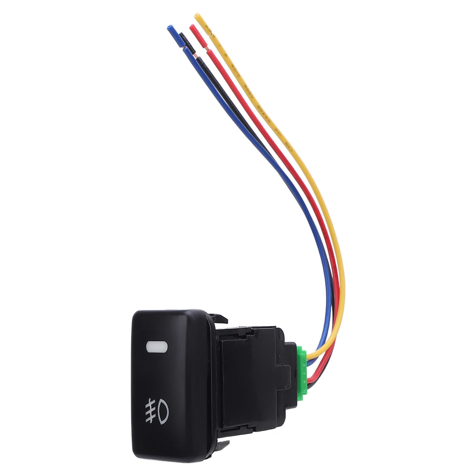 Amazon | KIMISS 4極12V LEDインジケーター付きプッシュボタンスイッチ