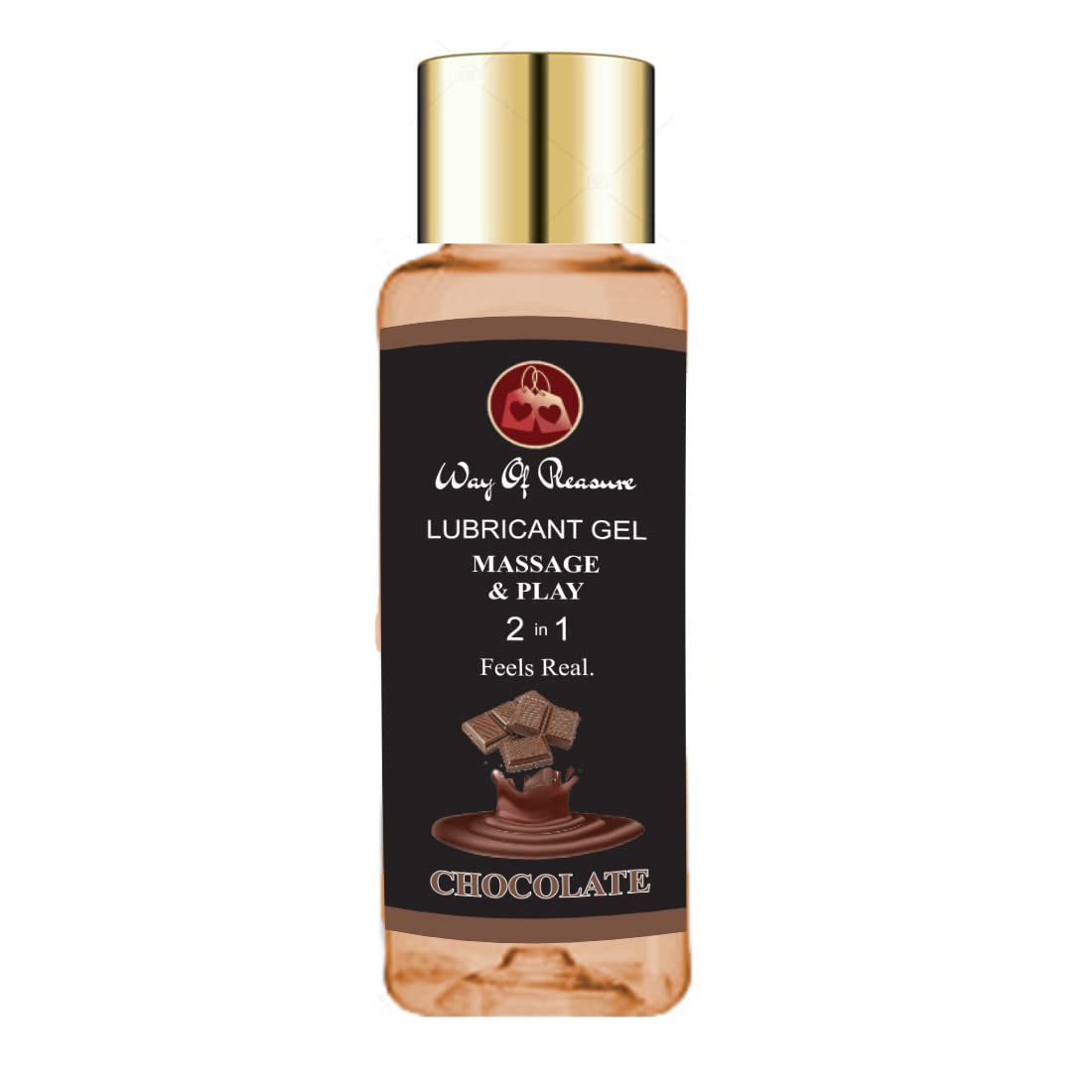 Way Of Pleasure Lubricant Massage & Play 2 in 1 Chocolate Flavour 50ml For Men & Women