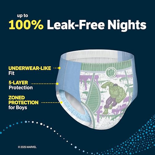 goodnites boys39 nighttime bedwetting underwear size sm 43-68 lbs 44 ct 2 packs of 22 packaging may vary