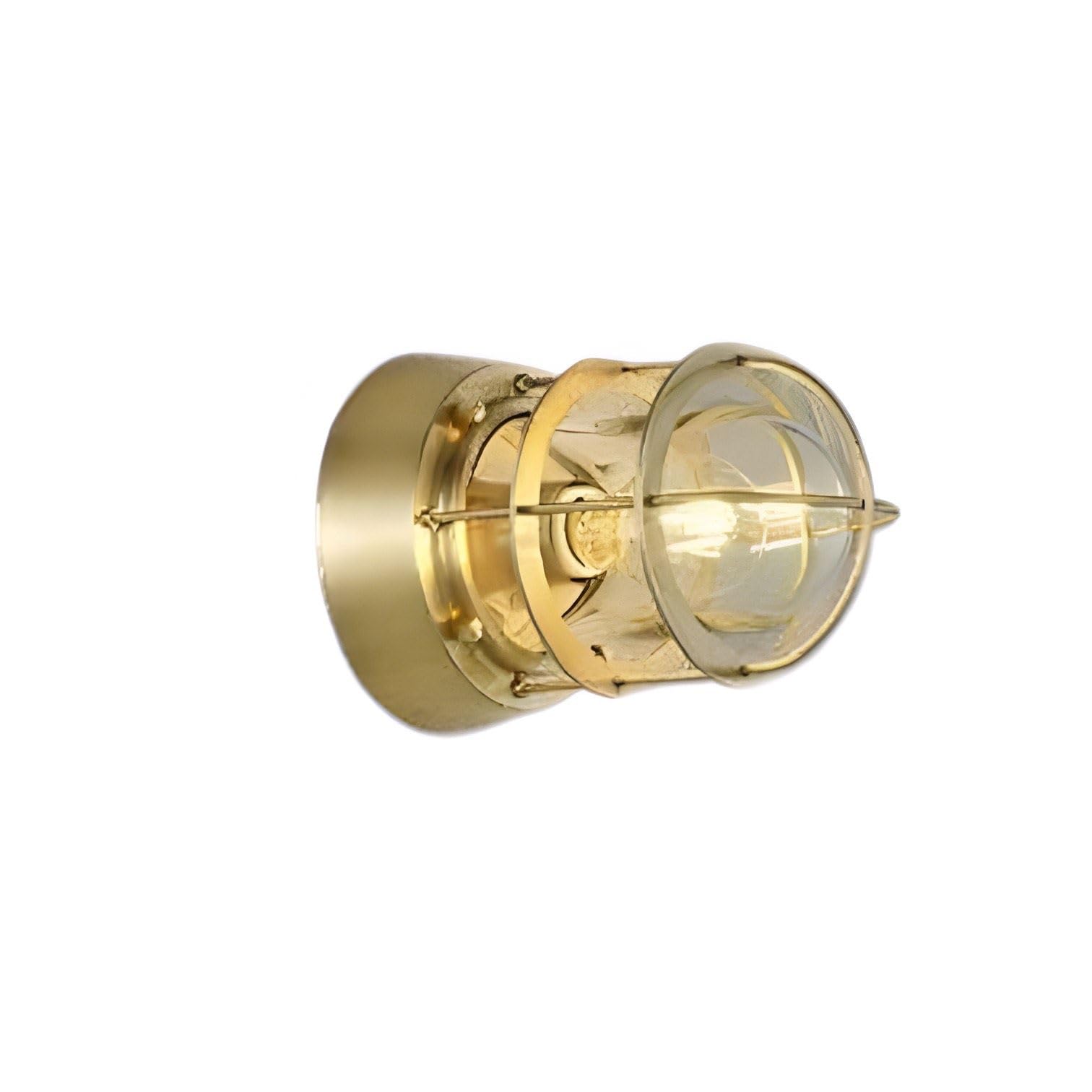 大光電機 DAIKO ポーチライト ランプ付 LEDフィラメント電球 3.8W（E26） キャンドル色 2200K 白熱灯60W相当 高演色Ra93 防雨形 天井付・壁付兼用 カバー化粧ナット式 電気工事必要 真鍮色 DWP-42486YG