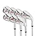 KVV Premium Golf Whole Set 11-Piece for Men Driver, Fairway, Hybrid, 5#-P# Irons, Putter Right Hand Steel Shaft Regular Flex Golf Clubs, Without Golf Bag