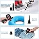 URAQT Staubgebläse Druckluft, 9000Pa 3 in 1 Handstaubsauger Akku Hand Stark Mini Staubsauger Auto Kabellos USB Aufladbar mit Waschbarer Filter Tastatur Reinigung für Haus Büro Auto Küche Rot