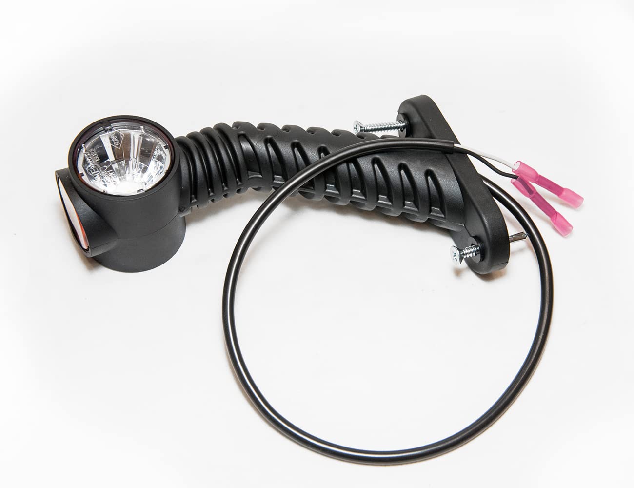2 x LED rubber zijlicht 12V 24V met goedkeuring E positielicht