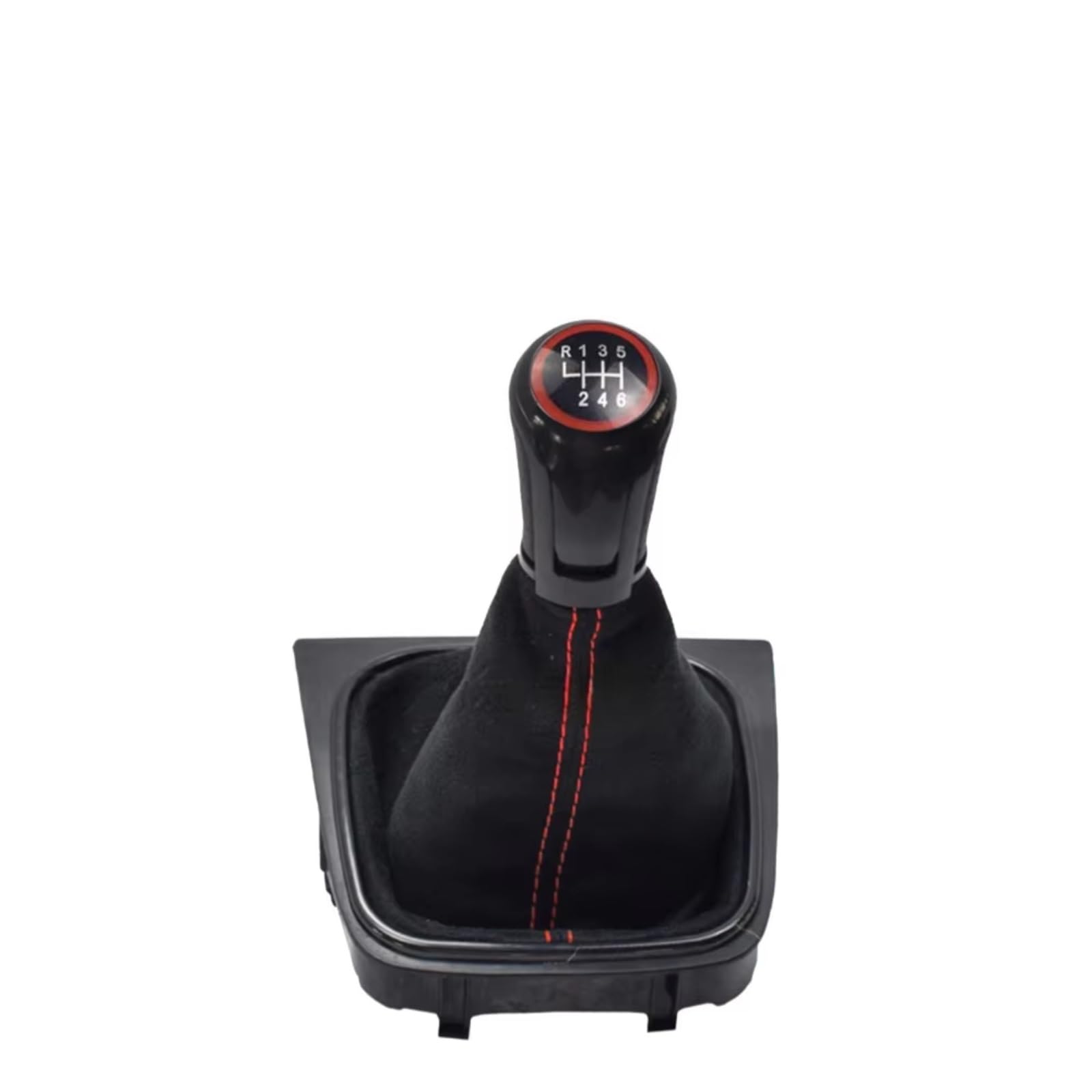 FRYUIQX Gear Lever Replacement Compatible with Golf 5 MK5 for Golf 6 MK6 for Jetta 5 A5 MK5 for Scirocco Gear Shift Knob with Boot Case 56 Speed