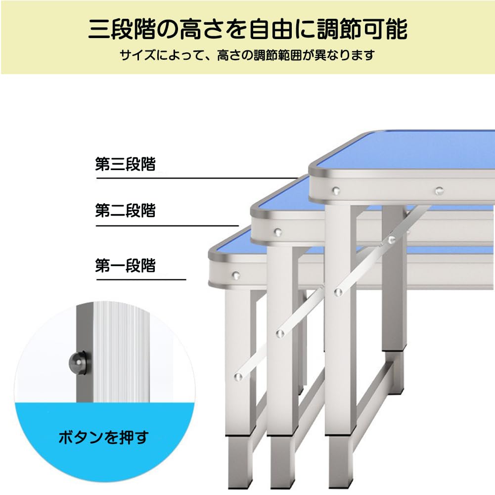 Amazon.co.jp: PonyLes 折りたたみテーブル アウトドア キャンプ