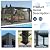 10' ×12' Outdoor Louvered Pergola, Aluminum Outdoor Louvered Pergola Patio with Adjustable Roof for Outdoor Deck, Backyard, Garden