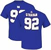 NFL Football T-Shirt New York NY Giants Michael Strahan #92 Hof Hall of Fame Jersey