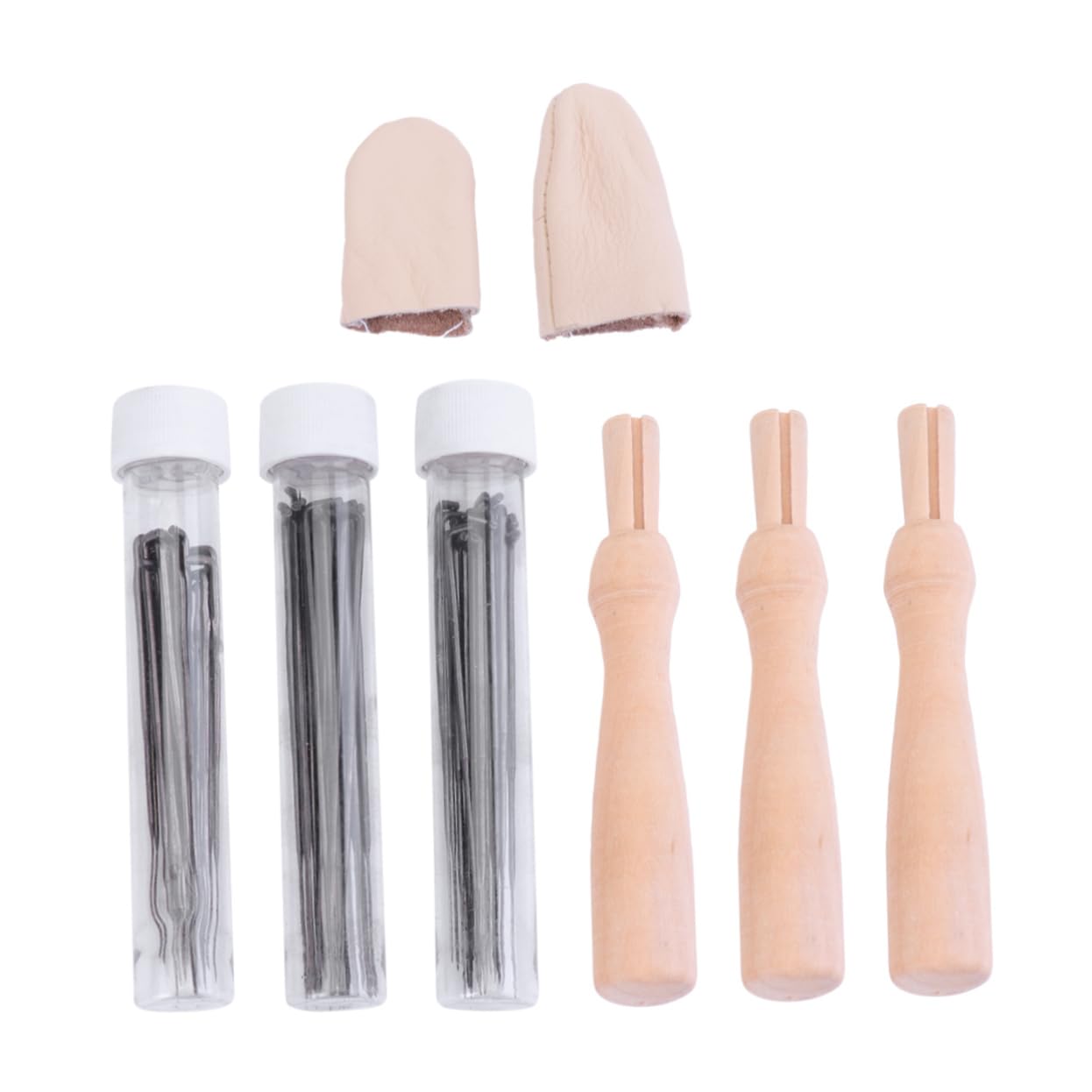 Gogogmee Needle Felting Kit 20 Needles 3 Stamps and Finger% Safe for All Ages Perfect for Beginners