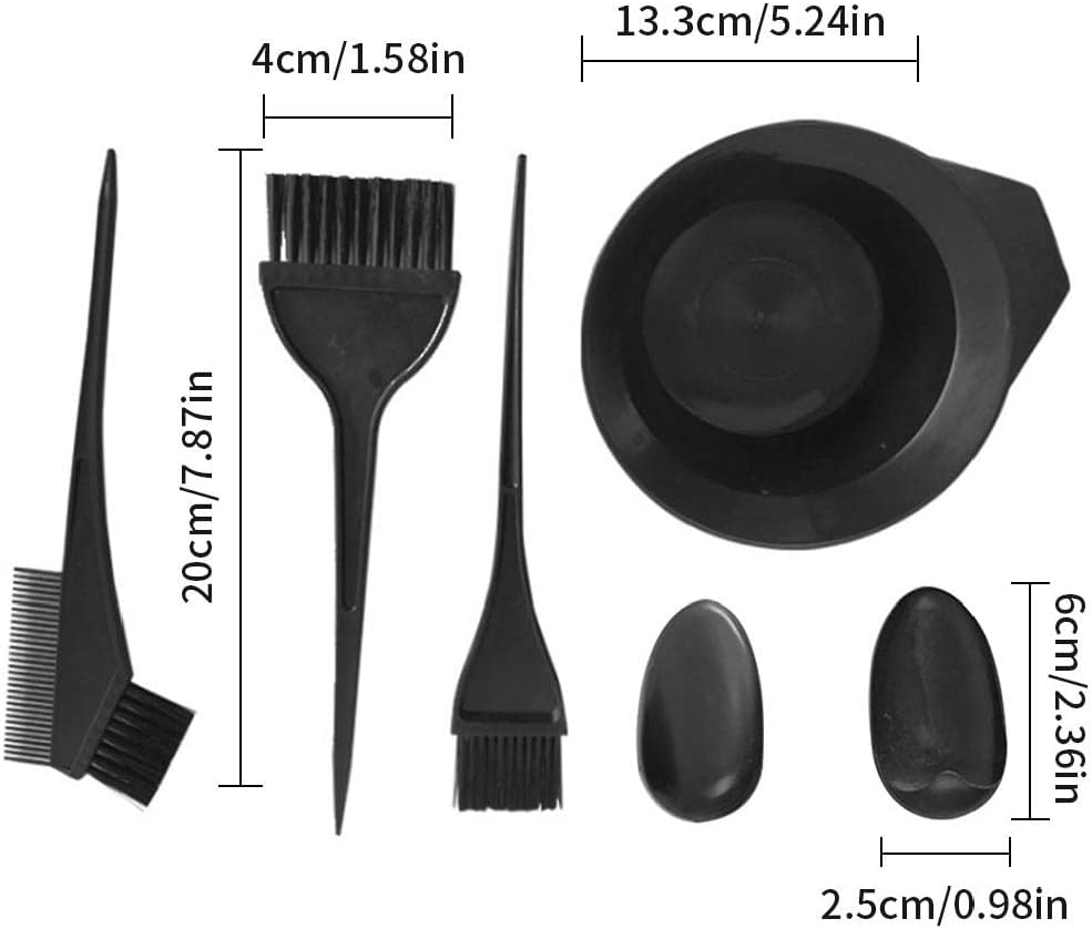 Hair Coloring Set Tool,with Bleach Mixing Bowl Comb Fashion Hair Dye Brush Kit 5PCS Get Creative : Beauty & Personal Care