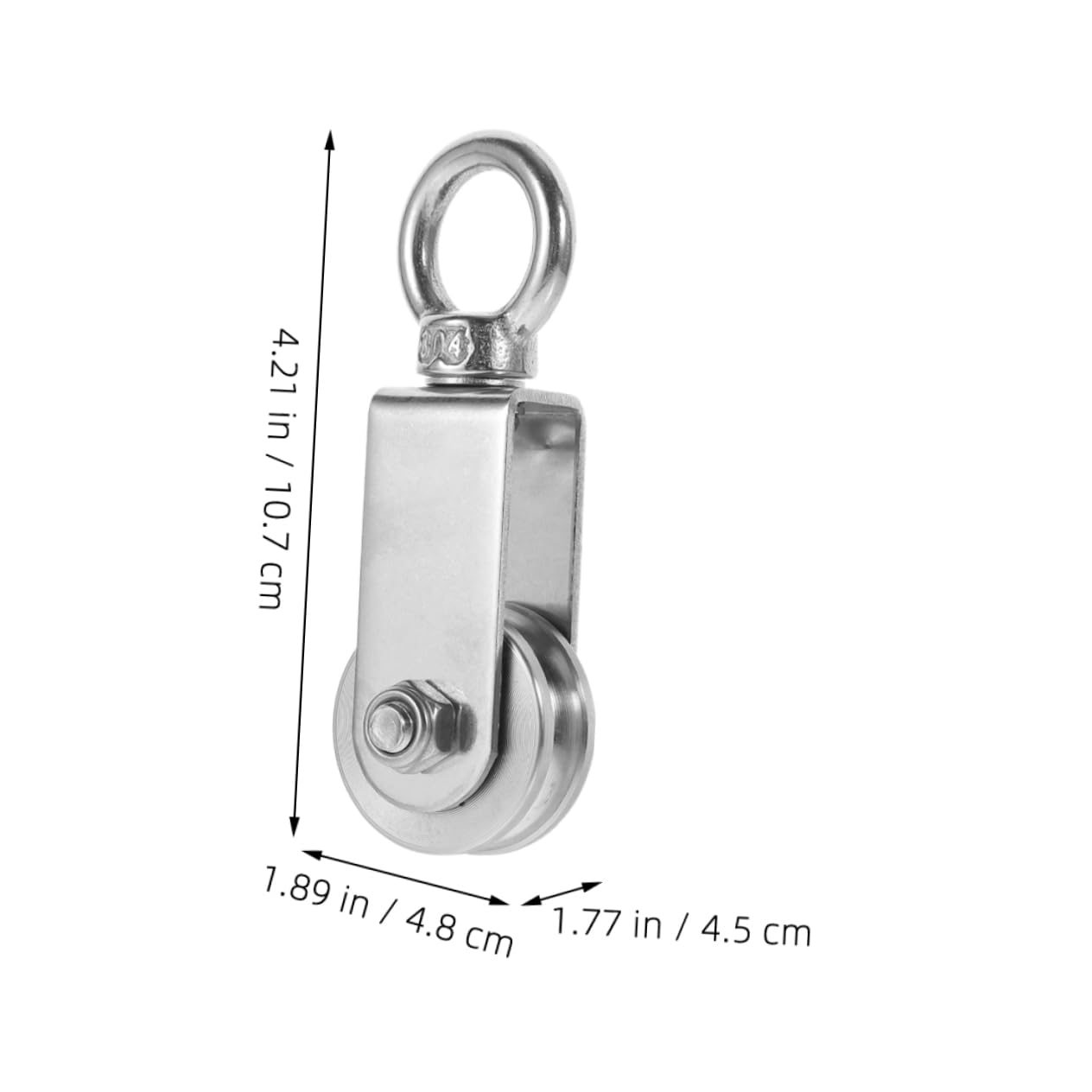 OSALADI High Capacity Cable Pulley Heavy Duty Lifting Pulley U-Shaped Industrial