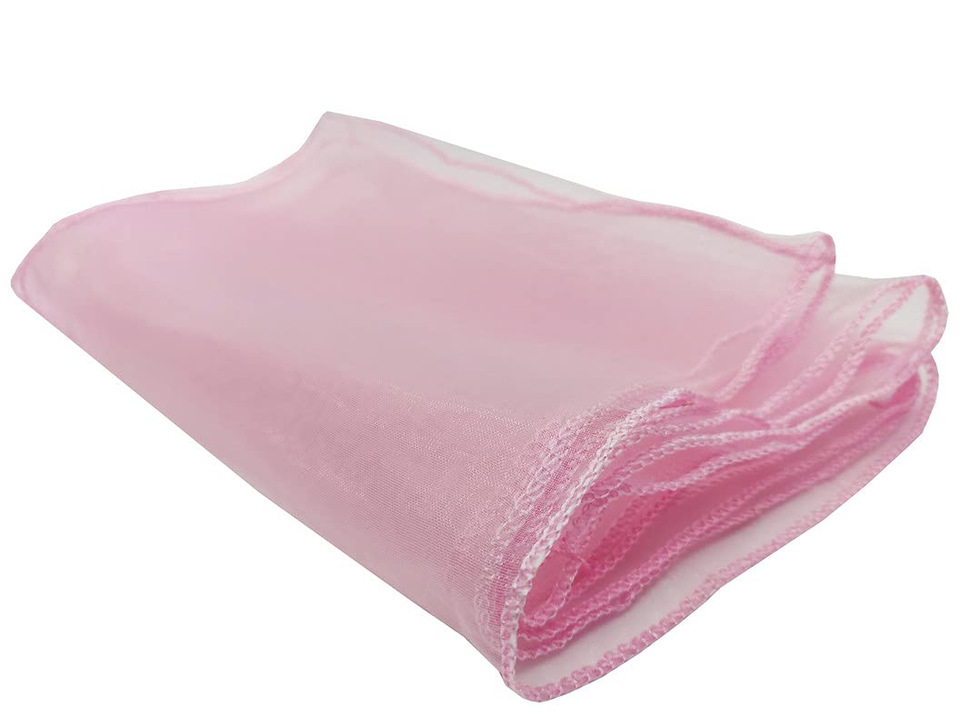 Linen Pink Organza Chair Bows Chair Tie Sash Wider Sashes Fuller Bow Party Decoration (, 100 Pcs)