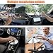2 Pack Car Cymbal Air Vent Mini Crash Cymbal Set 5.5 Inch Stainless Steel with Drum Sticks Fits Most Vehicles