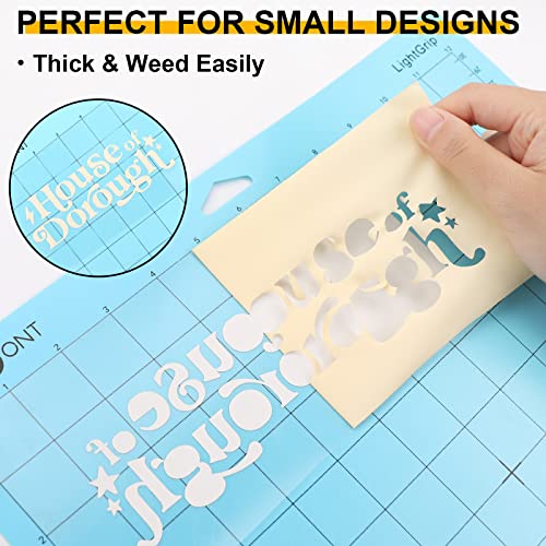 Image of HTVRONT HTV Heat Transfer Vinyl Roll - 12 inch x 8ft Cream HTV Vinyl for T Shirts, Cream Iron on Vinyl for All Cutting Machines - Easy to Cut & Weed for Craft Design