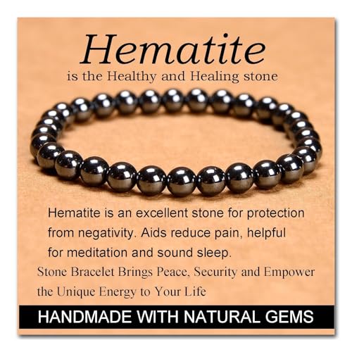 Healing Bracelet for Women 6mm Beaded Bracelets Handmade Natural Gemstone Healing 1 pcs