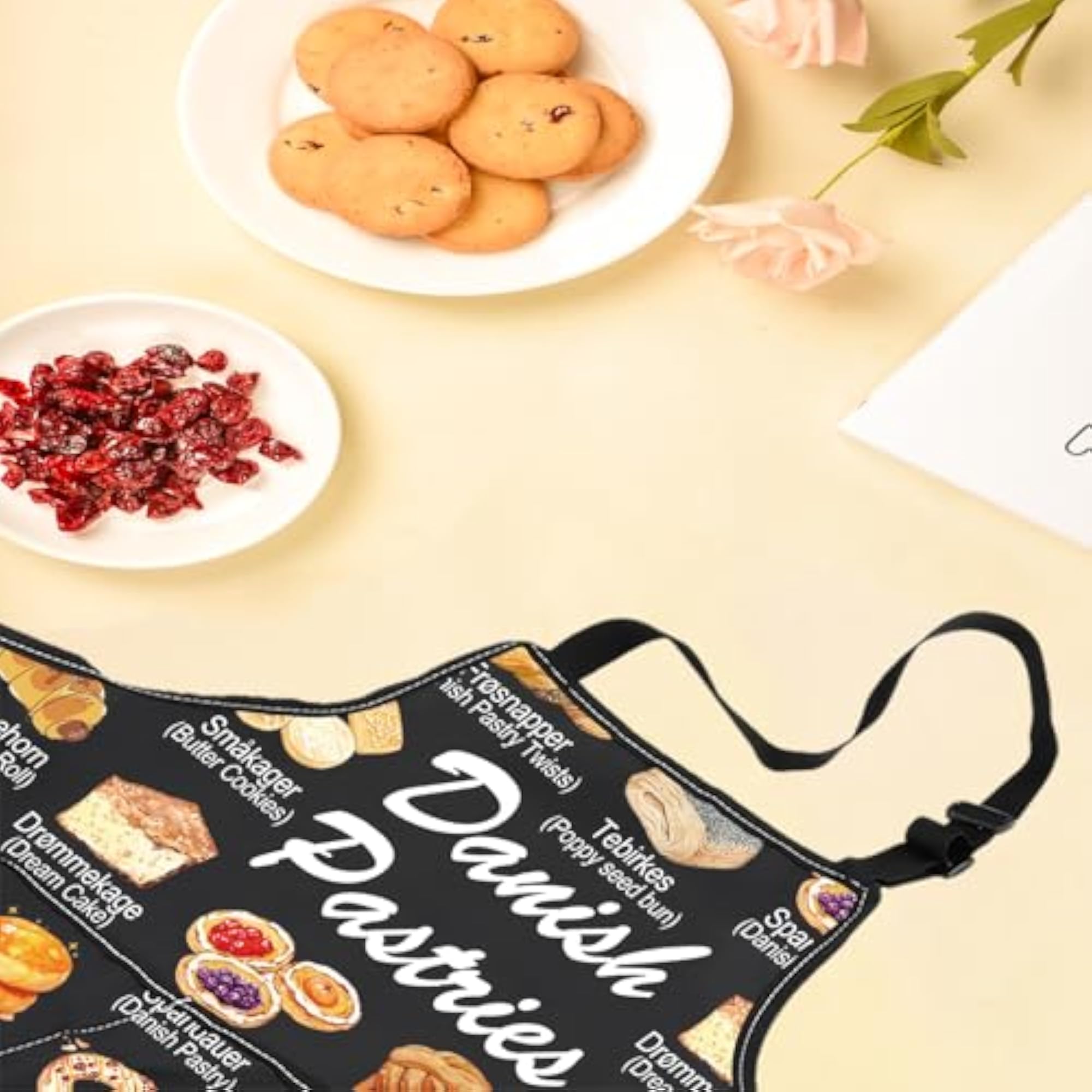 Danish Pastries Baking Lover Adjustable Apron