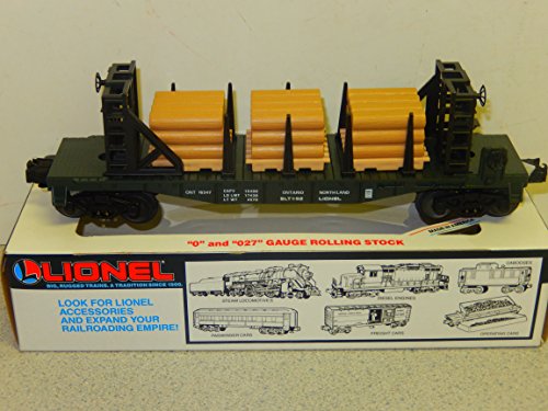 16347- ONTARIO NORTHLAND FLATCAR W/ WOOD