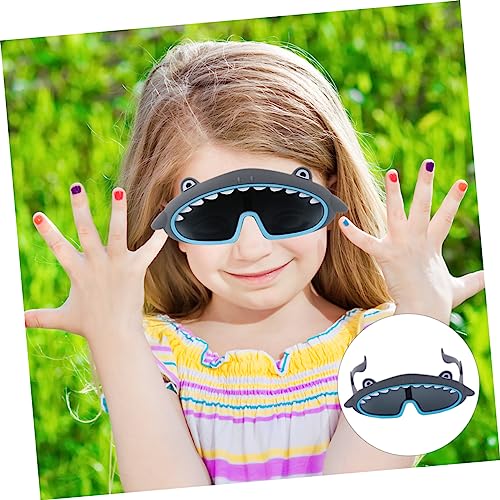 Toyvian 1 Peça Óculos Em Forma De Tubarão Decoração Infantil Adereços De Baile Decoração De Verão Óc