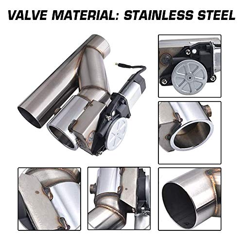 Spelab ASP2304WDC Electric Alloy Steel Exhaust Cutout Valve 3.0 Inch 76Mm Catback Single Y Pipe thumb #1