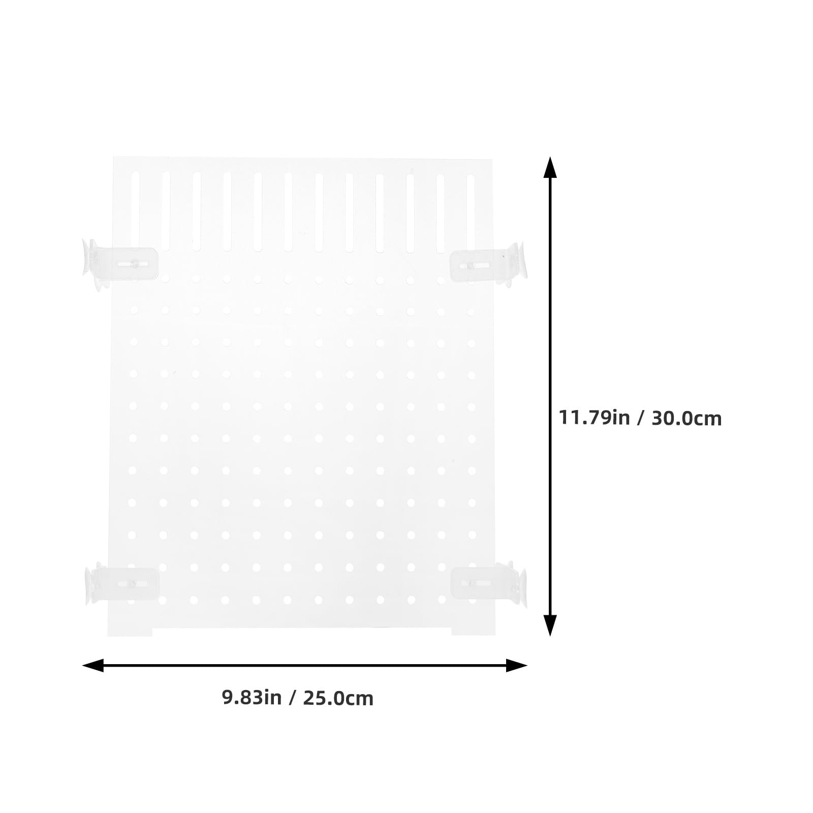 Séparateur Acrylique pour Aquarium Diviseur Transparent avec Ventouses pour Élever Et Séparer Les Poissons Accessoire pour Aquarium