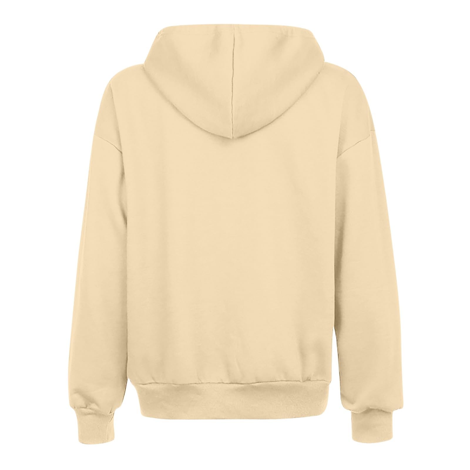 Generico Felpa con Cappuccio Donna Leggero Sportiva Felpe Oversize Maniche Lunghe Casual Hoodies Elegante Sweatshirt Morbida Sweatshirts Y2k Streetwear