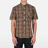 Volcom Men's Weirdoh Plaid Short Sleeve