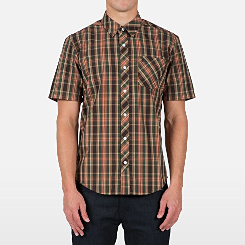 Volcom Men's Weirdoh Plaid Short Sleeve
