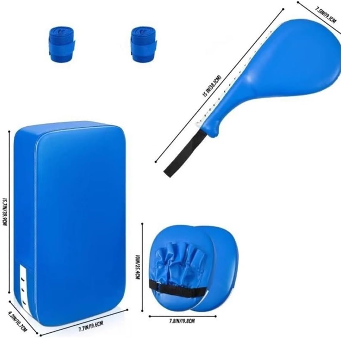 Versatile Boxing Pads Set - Muay Thai Pads, Boxing Pads, and Taekwondo Gloves for All Your Training Needs