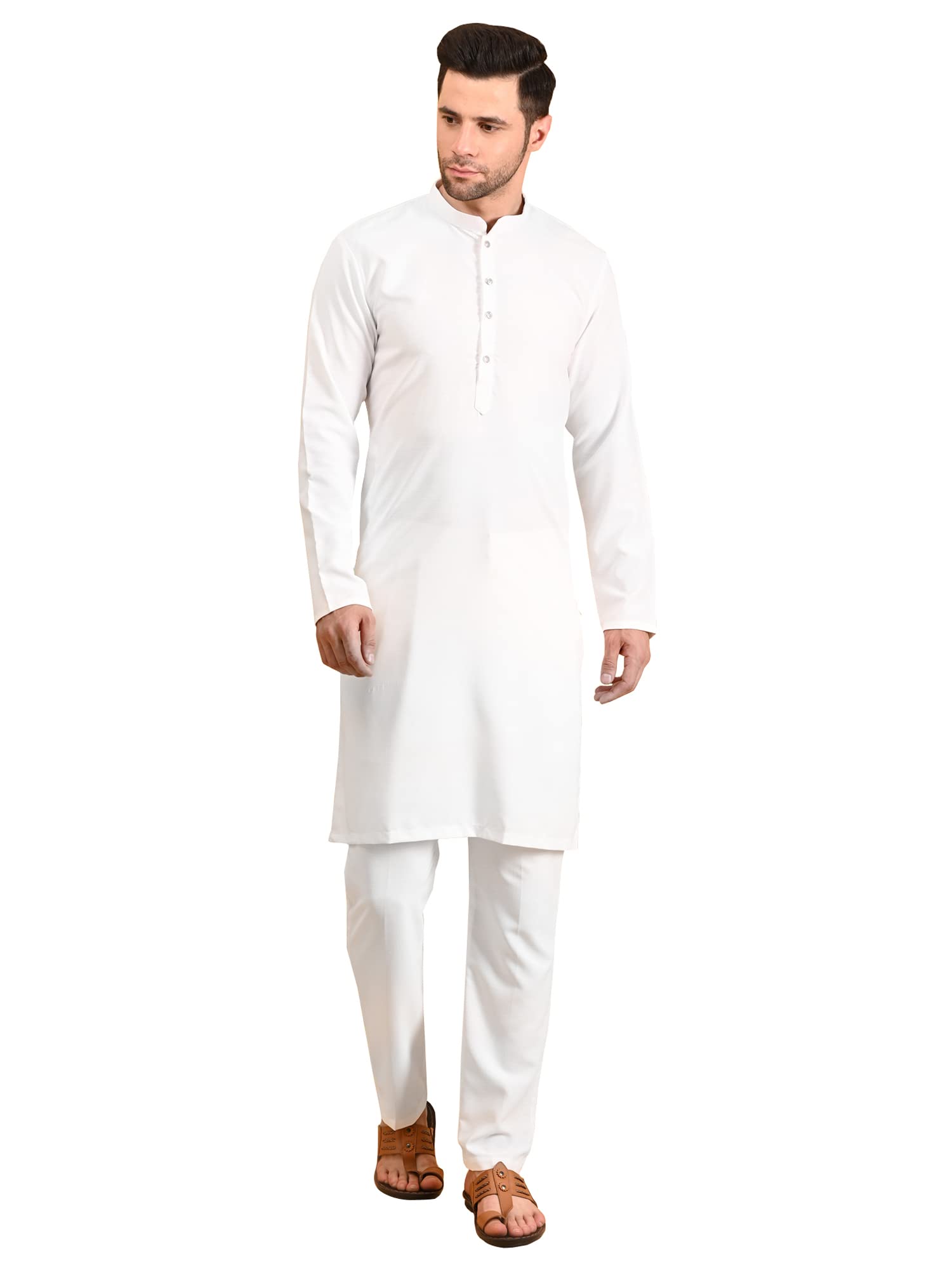 uri and mackenzie Men's Soft Silk Kurta Pant Set-picture-46