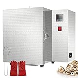 twostronking 1500 W Horno Cerámico, 800 ℃ Horno De Mufla para Laboratorio, Control De Temperatura Segmentado, Calentamiento por Cuatro Lados, con Pantalla LED, Estructura Engrosada De 3 Capas