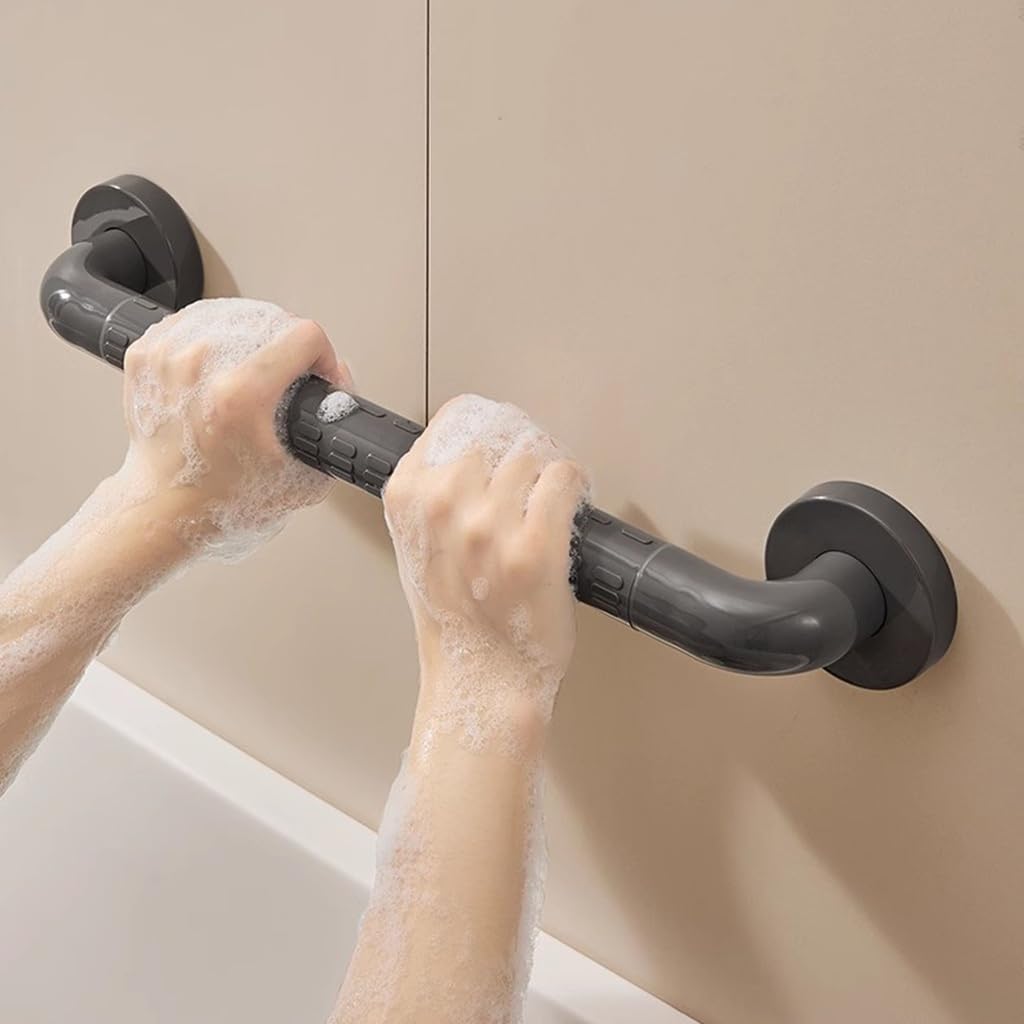 Maniglia di sicurezza antiscivolo per doccia in acciaio inox 304, resistente, per anziani e anziani, barra di supporto da parete per bagno (30 cm) ideale per assistenza agli infortuni
