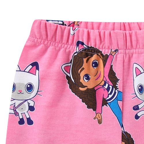 Image of DREAMWORKS GABBY'S DOLLHOUSE Girls Short Sleeve T-Shirt and French Terry Shorts Set for Toddler and Big Kids