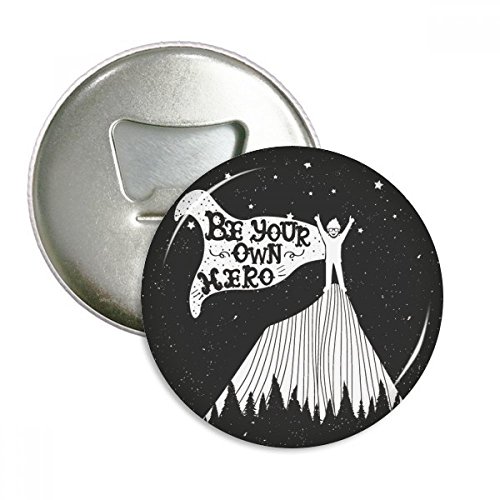 Décapsuleur aimanté Soyez Votre Propre Guide lot de 3 badges ronds pour frigo - 2