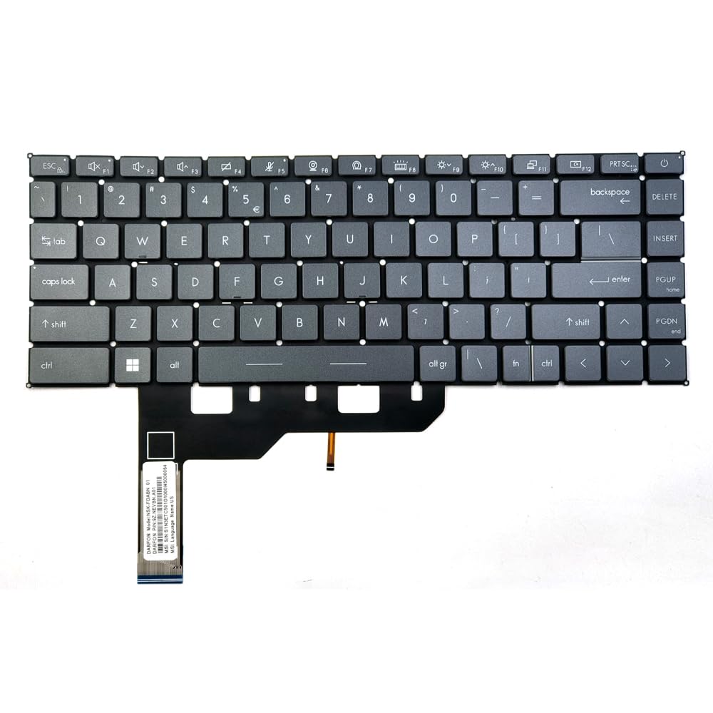 KGIGIBE Replacement Keyboard for MSI Modern 14 B4MW MS-14DK B10MW