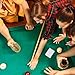 BESPORTBLE Billiards Talc Powder Bag for Pool Accessories Portable Dry Hand Chalk Pouch White Talcum Powder for Improved Cue Grip and Precise Shots 3.74X2.75X0.39In
