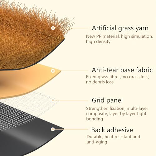 Rollos de paja artificial ignífuga de 1x20m para decorar techos de bares tiki 4