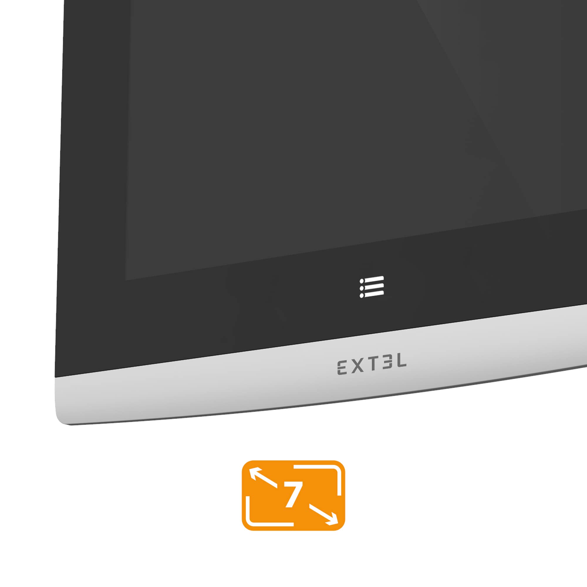 Avidsen Videocitofono cablato con schermo in vetro da 7" collegato al tuo smartphone con tastiera a codice integrato - Extel Code Connect