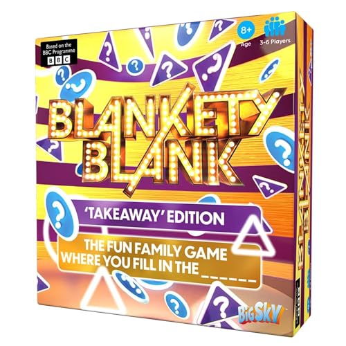 rightclick TV Game Show Board Game – Family Party Games with Quiz, Buzzer & Challenge Rounds – Classic Show-Inspired Fun for Kids, Board Games For Teens & Adults (Blankety Blank) - Image 2