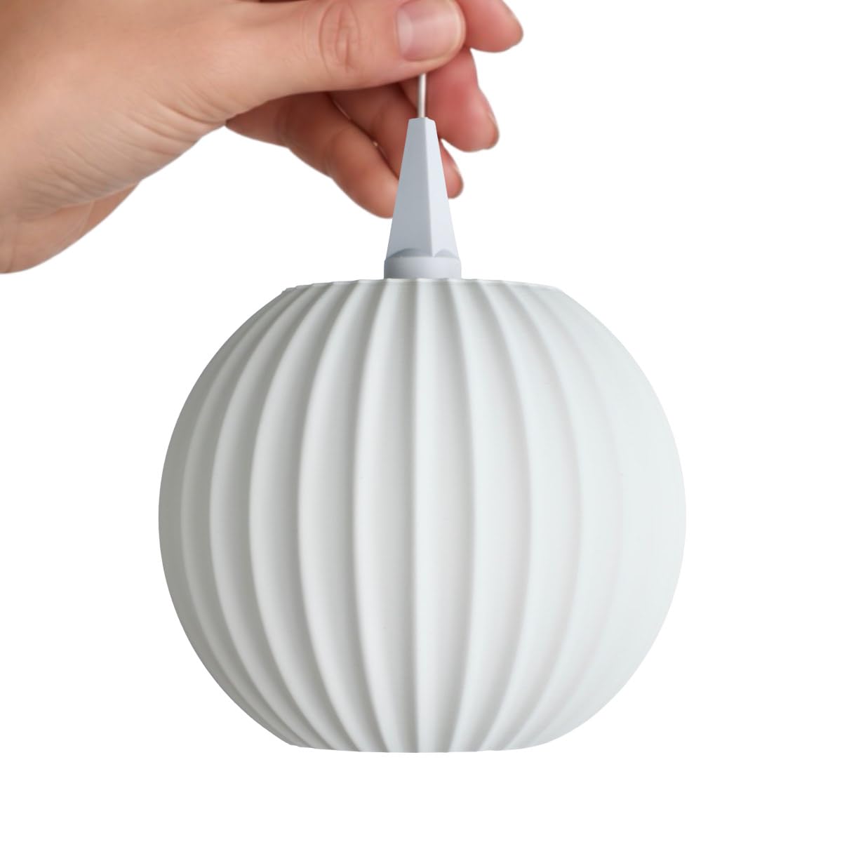 Globe Lines | Lampenschirm für Stern A1/A1e, matt weiß, Ø 10 cm