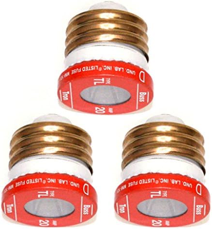 BUSSMANN COOPER BP/TL-20 20A Plug Fuse