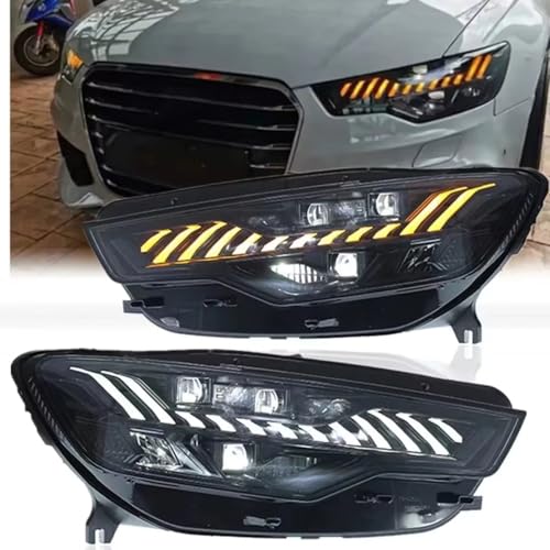 Per A6 Fari A LED 2012-2015 A6L Modificato C7 Faro di Montaggio Car Styling Auto Faro