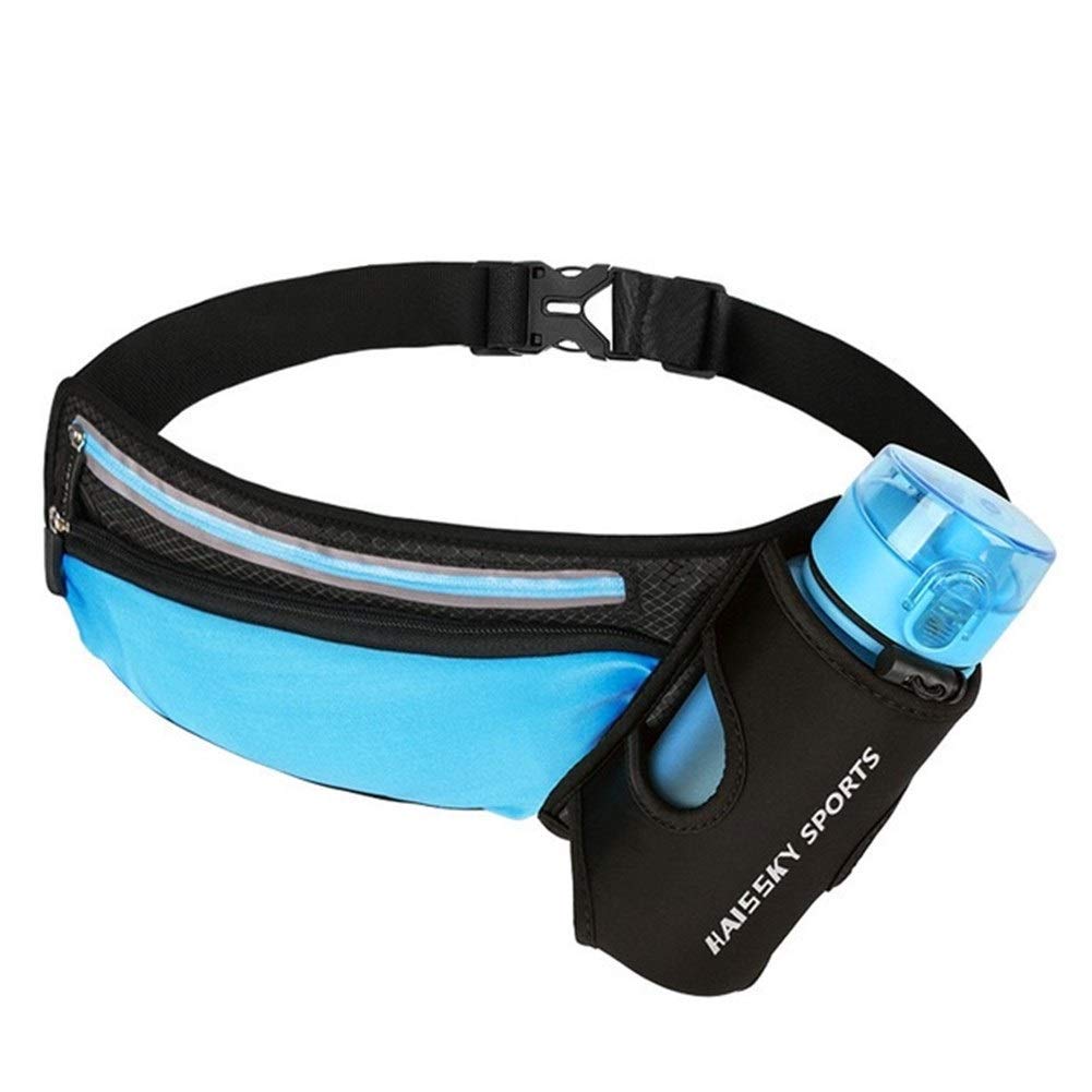 Laufgürtel Laufen Marathon Hüfttasche Sport Klettern Wandern Racing Gym Fitness Leichter Trinkgürtel Wasserflasche Hip Hüfttasche 259 (Color : Yellow Color)