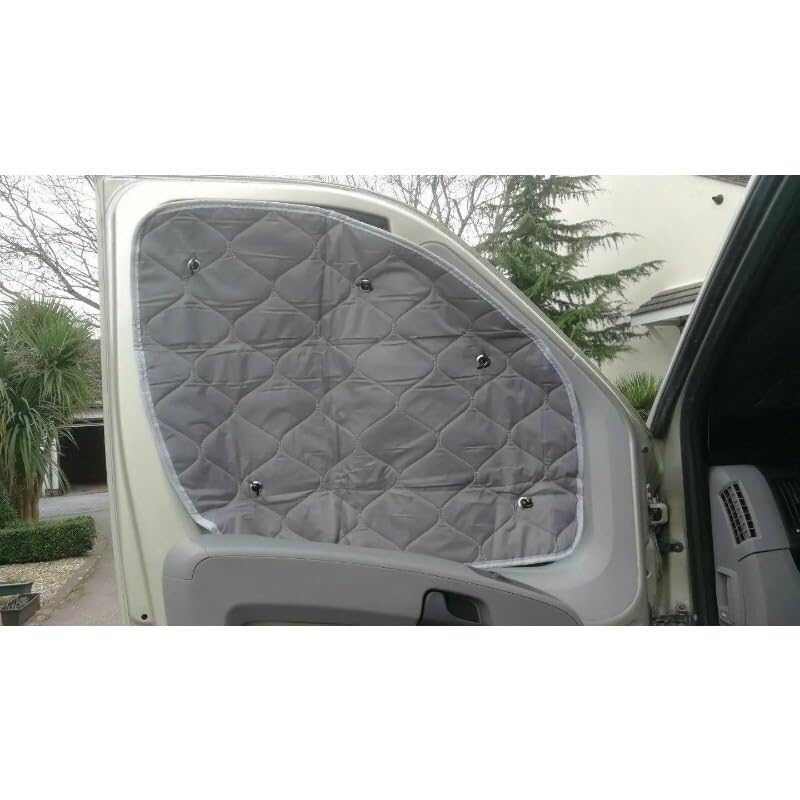 Rideau Voiture,Rideau Occultant Voiture Campervan Car Sun Fit Utilisation for Fiat Ducato 2006-2022 Stores Thermiques internes 7 Couches Couverture Pare-Brise Auto Pare-Soleil Accessoires intérieurs