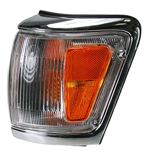 Left Corner Light Chrome Drivers Side Compatible with 1992-1995 Toyota 4Runner TO2520147